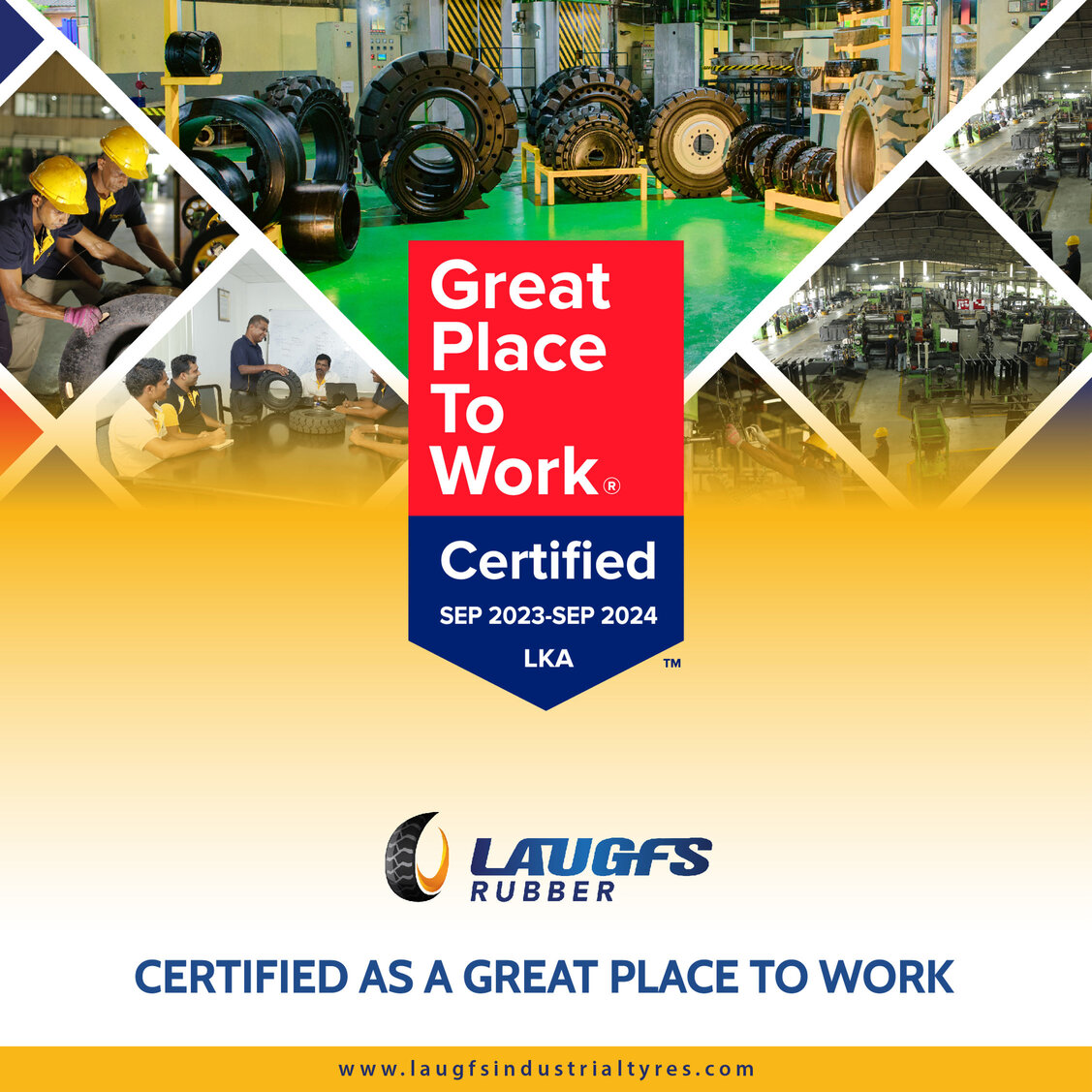 LAUGFS Rubber Named Great Place to Work
